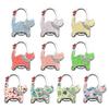 Two-heart Cat Bag Hook: Customizable Logo, Inner-Folding Table Edge Hook for Ladies