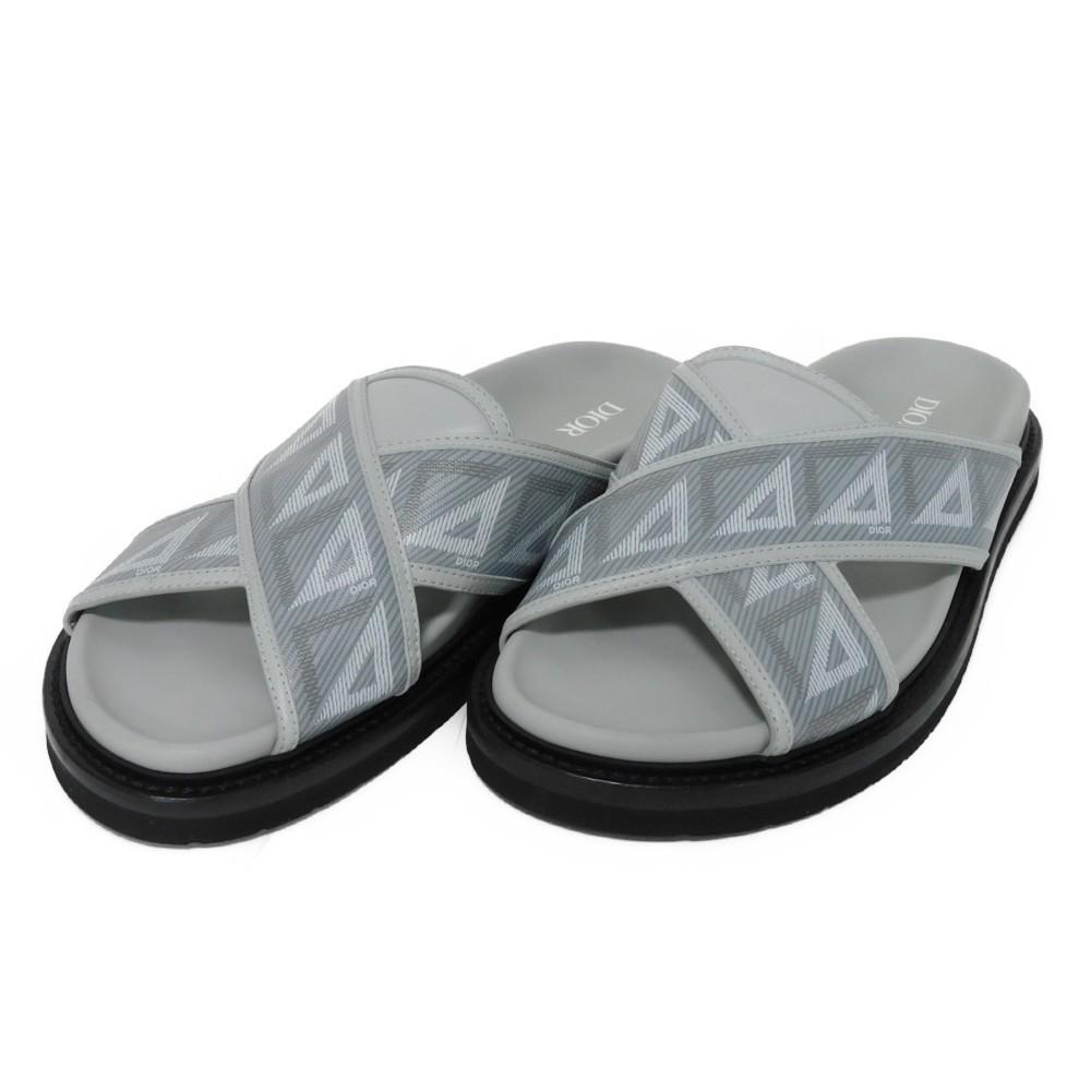 

Used 10.6 Smooth Calfskin CD with Logo, Diamond Gray, 42 Aqua, 3SA112ZPP_H868 7898 Men s from Japan AUTHENTIC