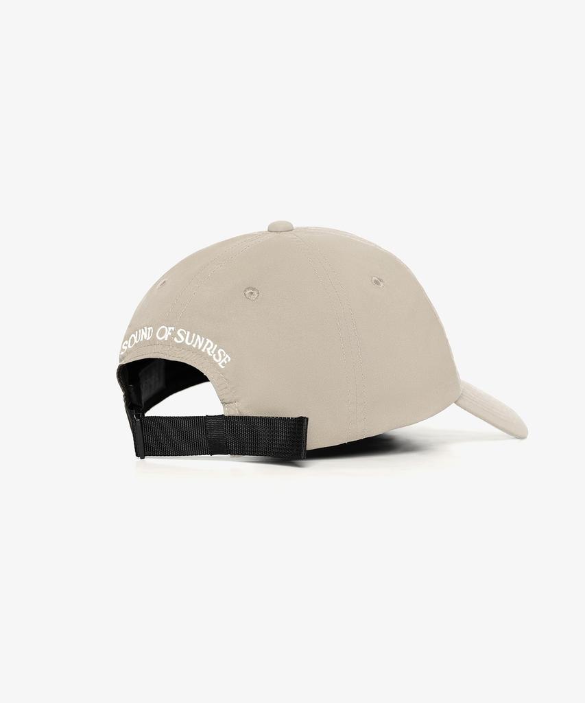 Saundeuobeuseonlaijeu Polyester Taffeta Cap Beige