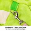 Towable Cute Dinosaur Pet Sweater Thick Warm Cosplay Props Pet Clothes Cozy Dog Four-legged Jumpsuit