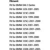 Kühler Kühlmittelschlauchanschluss, Kompatibel mit BMW E46 3er Reihe 320i 323Ci 2000 323i 325Ci 325i 325Xi 328Ci 2000 328i 1999-2000 330Ci 330i