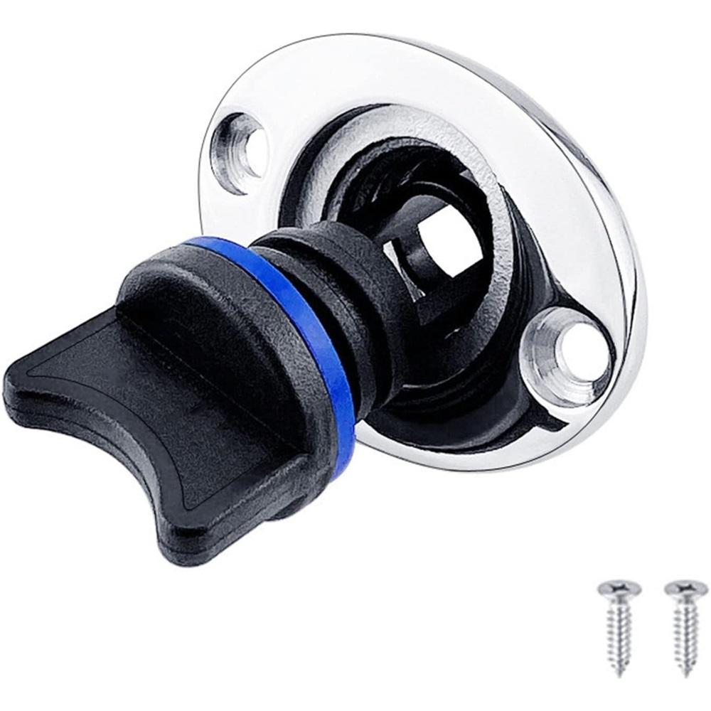 Boat Drain Plug Universal 25mm 1" Spare Part Hull Drain Plug Hole Socket Drainage Blue