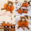 Pumpkin Bear Plush Toy Bedroom Decoration Sofa Cushion Birthday Gifts Halloween