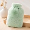 Women Hot Water Bag Bottle with Plush Cover, 500/1000/2000ML Leak-proof Bag, Soft Cover Cold Compress Pouch for Shoulder, Back, Hand, Legs,