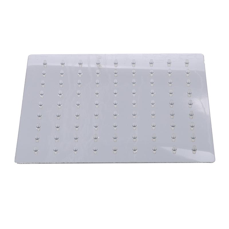 6/8/10 Inch Ultra-thin Waterfall Shower Heads Stainless Steel High Quality Square Round Portable Practical Rainfall Shower Head