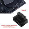 Motherboard Header Adapter Desktop Converter 19P/20P Adapter Male To Female Extension Adapter