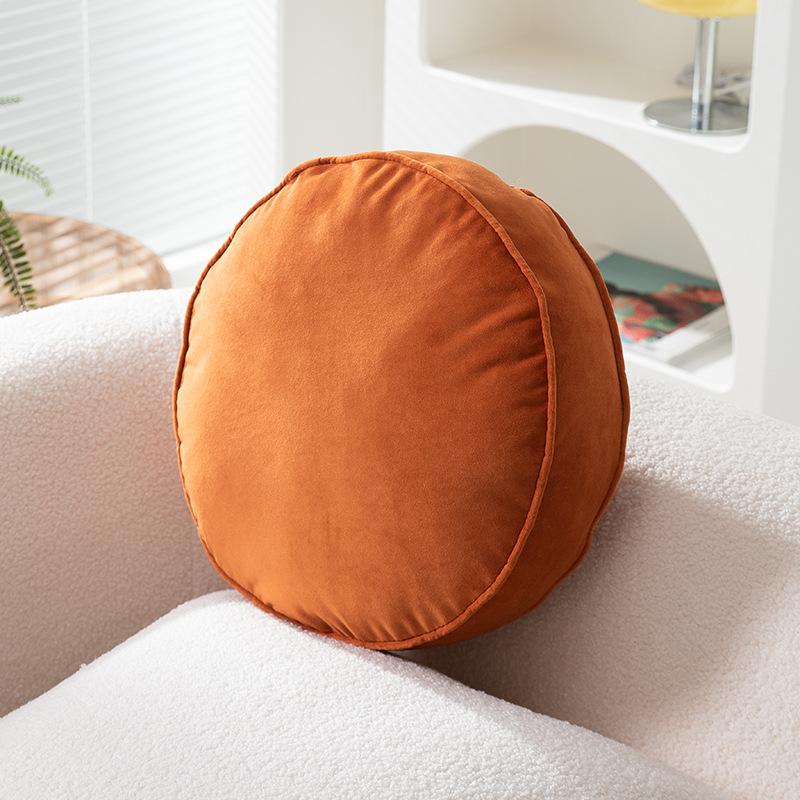 

Nordic Minimalist Style Soft Round Cushion With Fillings Stuffed Floor Seat Mat Velvet Meditation Cushion Futon Throw Pillow 35cm