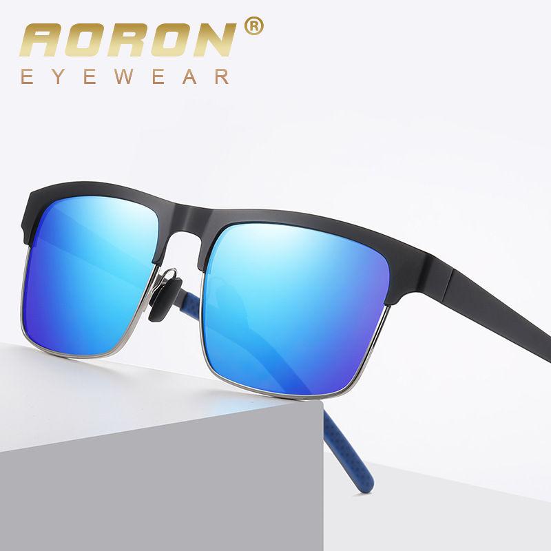 Metal Frame Polarized Sunglasses for Women Men Unisex Fashion Outdoor Anti Glare UV400 Sports Fishing Glasses GZW