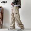 JEEP SPIRIT Men's Loose Straight Cargo Pants