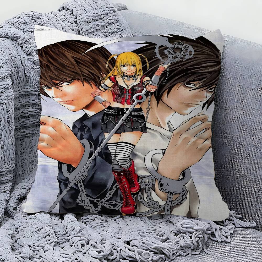 Anime D-Death Note Lucky Dragon Pillow Cover Sofa Cushion Cover Home Room Decoration Children Gift
