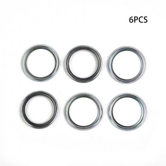 6-X Oil Drain-Plug Crush Washer Gasket Set 16mm 803916010 For Crossre 2011-18