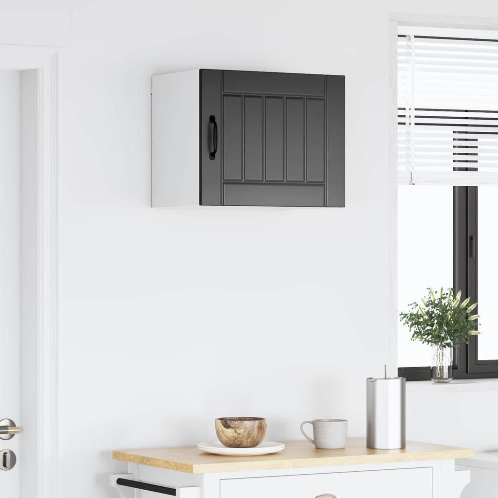 Wall Cabinet LUCCA Black 50 X 31 X 40 Cm Particleboard