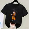 Anime Dragon Ball Cosplay TShirt Cotton Short Sleeve Tops Casual Loose Retro TShirt Unisex Women Kids Family Matching Outfits