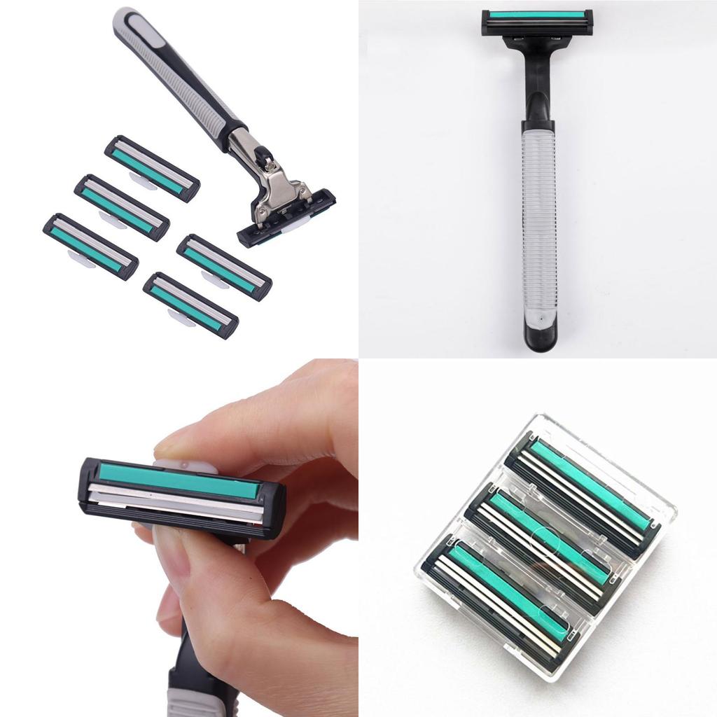 Manual Shaver Double-layer Portable Razor For Men