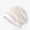 Spring and Summer Lace Mesh Baotou Hat Women's Hollow Breathable Thin Single-layer Stacking Hat