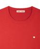 Nodeuyuumeon Basic Crew Neck Round Knit [Red]