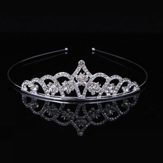 Lovely Crown Rhinestone Kids Girl Princess Tiara Headband Dancing Party Headwear