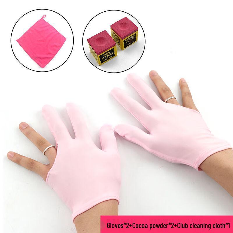 Billiards Three-Finger Glove Accessory Set