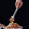 304 Stainless Steel Barbecue Food Tongs Long Handle Non-Slip Hollow Meat Salad Clip Kitchen Accessories