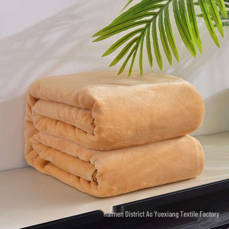 Customizable Thickened Gift Blanket - Ideal for Naps & Air Conditioning