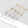 12Pcs Internally Threaded Labret Piercing Set 12 Pcs Set Body Jewelry  for Women Men