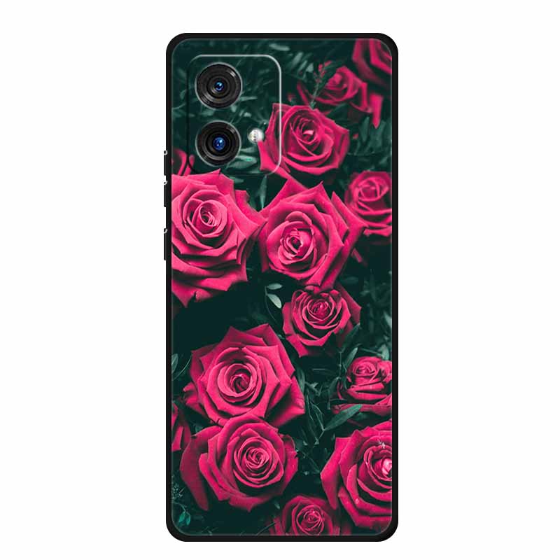 For Motorola Moto G84 G54 5G Case Animals TPU Soft Silicone Cover Phone Cases for Moto G54 MotoG84 Protector Wolf Bumper Coque