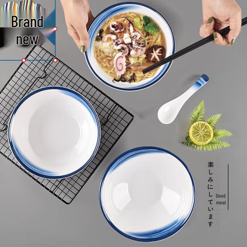 Huihuang Melamine Imitation Porcelain Noodle Bowl