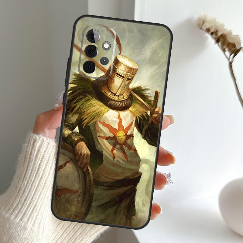 Praise the Sun Dark Souls Für Samsung Galaxy A51 A71 A12 A22 A32 A52 A72 A13 A23 A33 A54 A53 A34 A73 A21S A52S Handyhülle