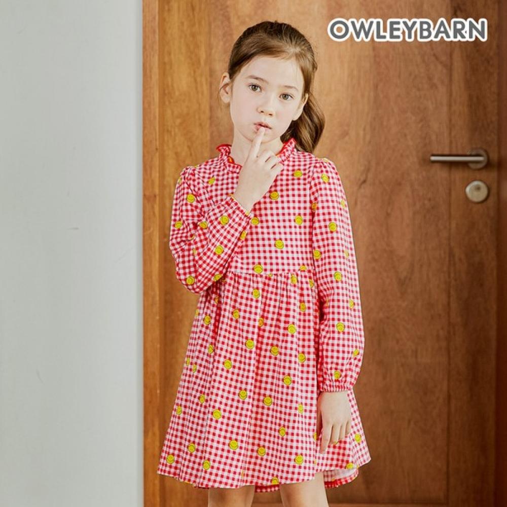 

Платье-рубашка Oliveban Smile Check Красное Red/150