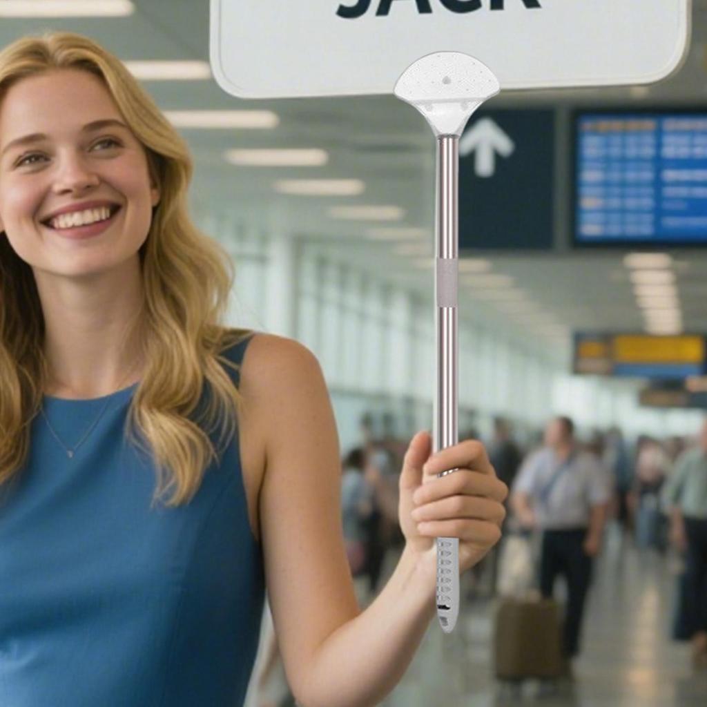 Stojan na cedule Ruční Nastavitelný Držák cedule Nerezová tyč Plakát Banner Vítejte Pro Schůzku Obchod Výstava Billboard