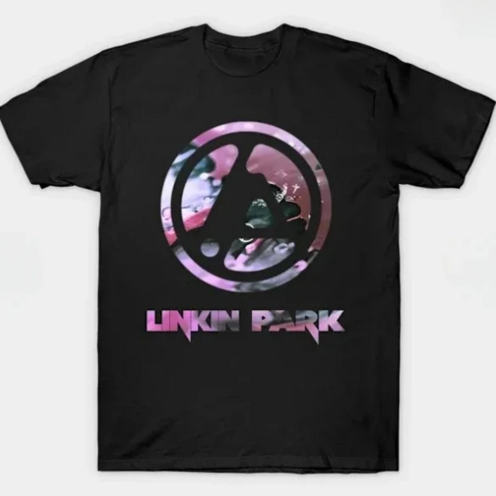 

2025 Новая тенденция Графика тура рок-группы Linkin-Park Женские топы Футболки Высококачественные Женские топы Футболки с принтом Y2k Топ S разноцветный