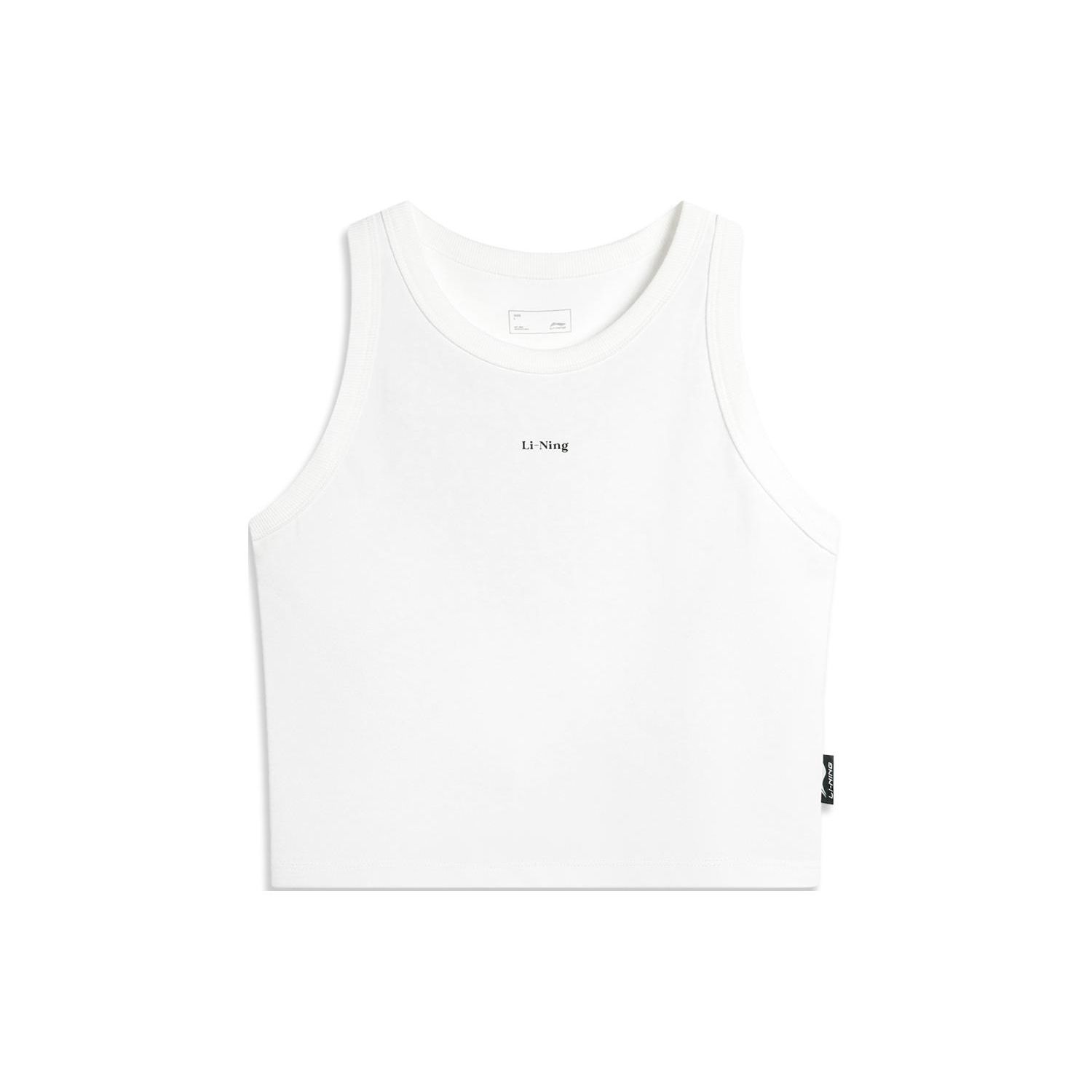 

Li-Ning Weekend Youth Color Blocked Knitted Tank Top Women Tops Off-White AVSU492-9 M