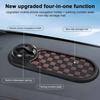 Handyhalterung Auto Armaturenbrett Anti-Rutsch-Matte 360° Drehung Universelle Halterung Parknummernschild Multifunktionale Innenraumzubehör