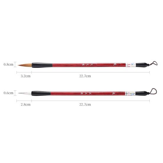 Chinese Calligraphy Writing Brushes Ink Stick Stone Stamp Set Training Tool