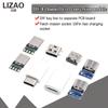 5PCS Type-C USB 3.1 16Pin Connector, Male/Female Socket with 56K Resistor for Soldering Wires & PCB Projects