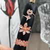 Rose Gold Flower Bee Gypsy Star Zircon Super Fairy Ring Female Heavy Industry Fashion Personality Stacked Index Finger Ring