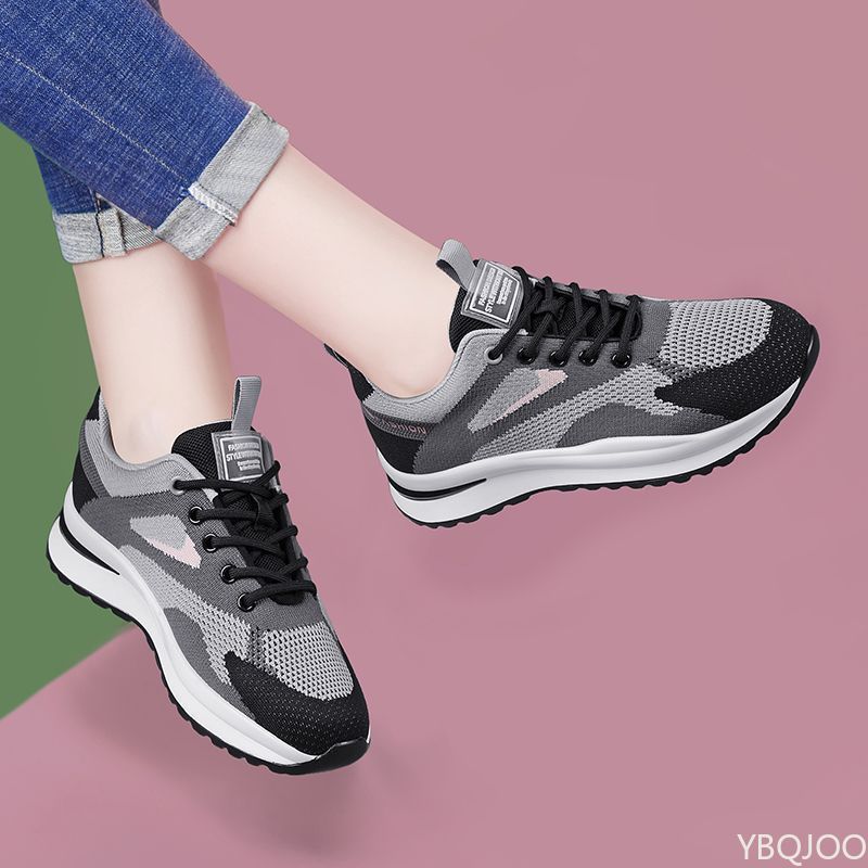 Fashion Autumn Women's Sports Shoes Are Breathable Comfortable Running Shoes Soft Soles Lightweight Odor Proof Women's Shoes