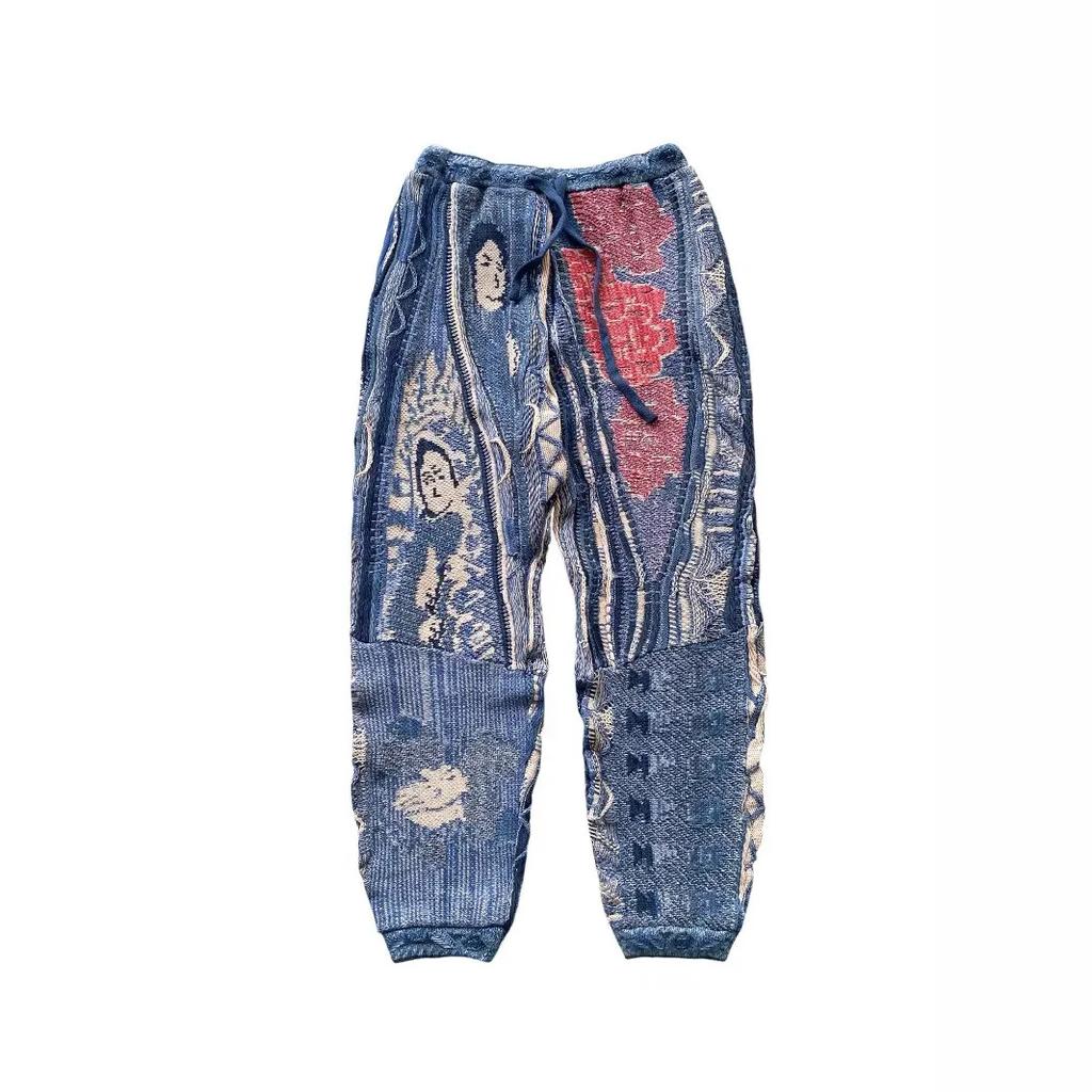 2026 Amerikanische High Street Vintage Porträt Druck Herren Frühling Trendy Locker Lässig Rundhals Abgenutztes Oberteil