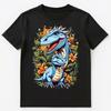 Mamasaur Graphic Design Of A Dinosaur Mom And Her Baby Unisex T-shirt Tops Tees Unisex