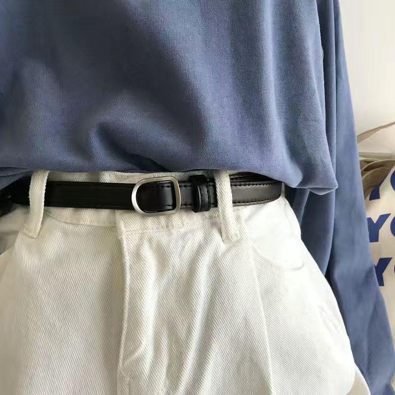 Canvas Womens Fashionable Belt In Retro Black Color With Unique Design Perfect For Casual And Looks Stylish