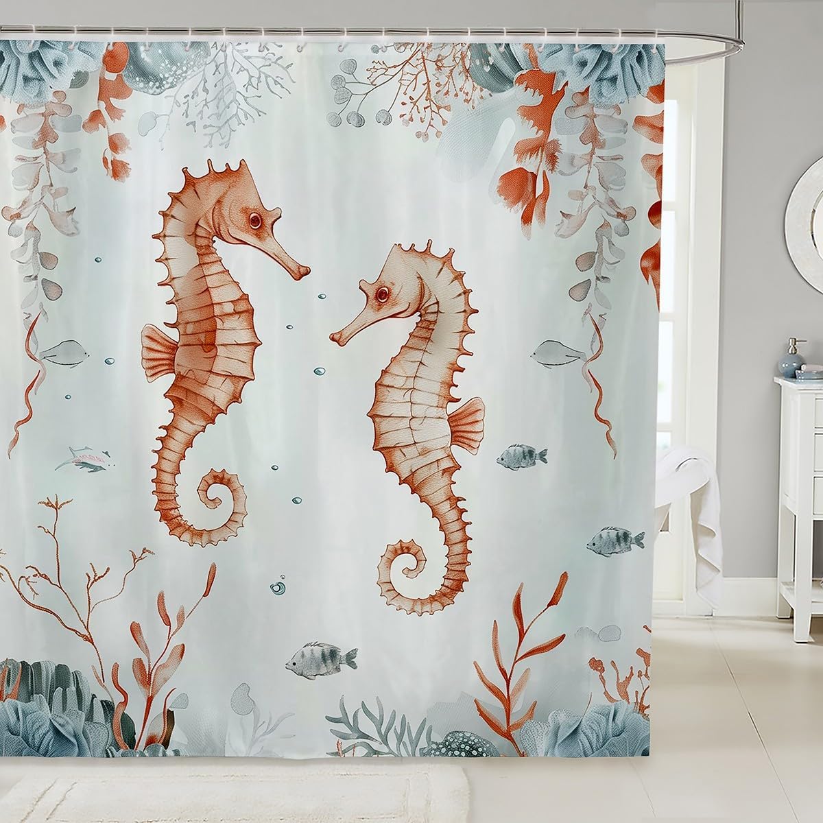 Boys Girls Pig Bath Curtain Cartoon Pigs Shower Curtain Kids Cute Farm Animal Bathroom Shower Curtain Set Butterfly Sunflower 90x180CM