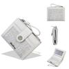 Crossborder Style Leather Wallet For Women With Multiple Card Slots And Zipper Coin Pocket
