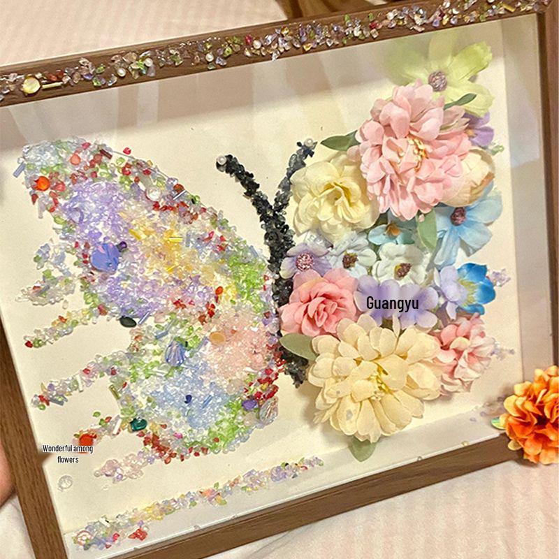 DIY Creative Diamond Butterfly Photo Frame Kit - Perfect Birthday Gift for Friends