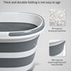16L Car Wash Bucket Portable Folding Basin Household Clean Bucket Bathroom Storage Basket Camping Gardening Fishing Supplies
