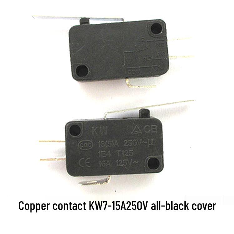 5A250V Kupfer-Berührung KW7 Mikroschalter - 1C/2C25 Dreibein-Hubbegrenzung