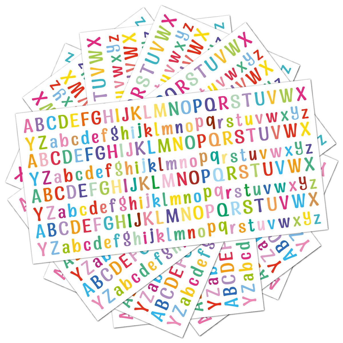 

10 листов наклеек с алфавитом, самоклеящиеся, цифры, номера для почтового ящика, наклейки, DIY поделки, художественное оформление, наклейки для вывески, блокнота, классного декора