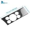Echter Weicher Kohlefaser-Aufkleber für Vauxhall Opel Astra H MK5 2004 2005 2006 2007 2008 2009 2010 Auto Fahrer Scheinwerferschalter Verkleidung