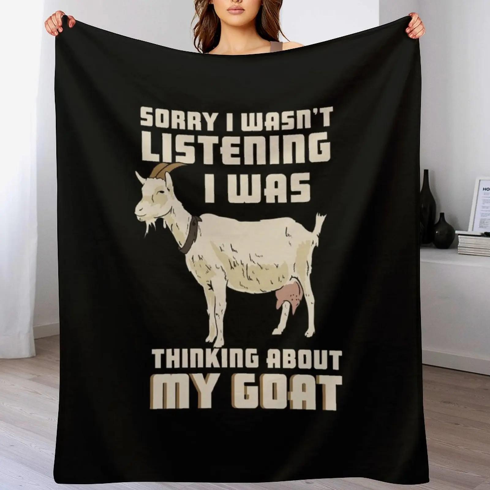 

Goat Lover Throw Blanket Soft Warm Blanket Gift for Men Women Adults 102x76cm(40x30in)