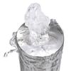 Garden Fountain Silver 48 X 34 X 153 Cm Stainless Steel