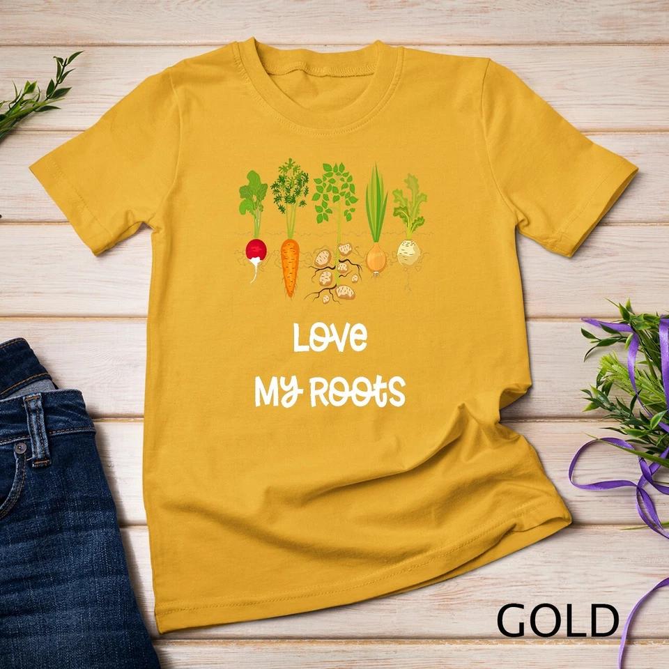 Root Vegetables Gardening, Cute Garden Tee Shirt Gift, 3Dk Unisex T-shirt 3 M